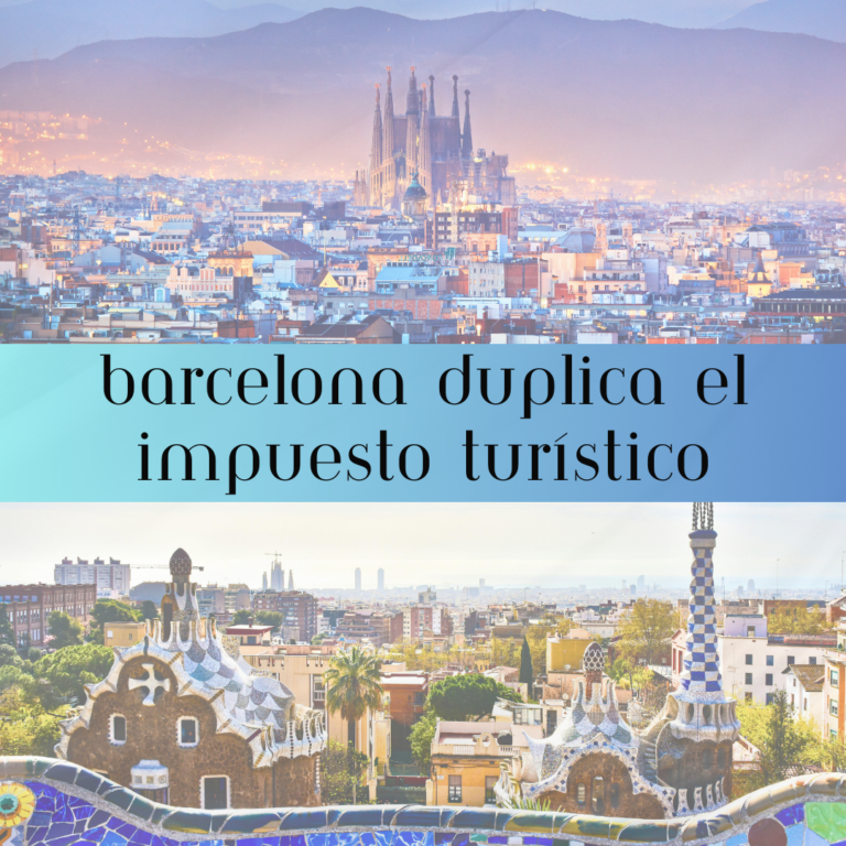 Barcelona duplicará el impuesto turístico en 2026