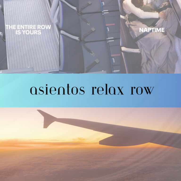 Asientos Relax Row: la nueva apuesta de las aerolíneas para mayor comodidad