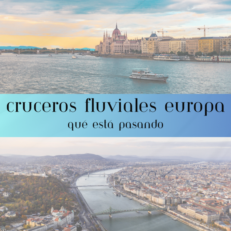 La sequía pone en problemas a los cruceros fluviales de Europa